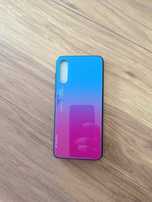 Różowo-niebieskie etui/nakładka do tel. Samsung A70. Nowe, nieużywane