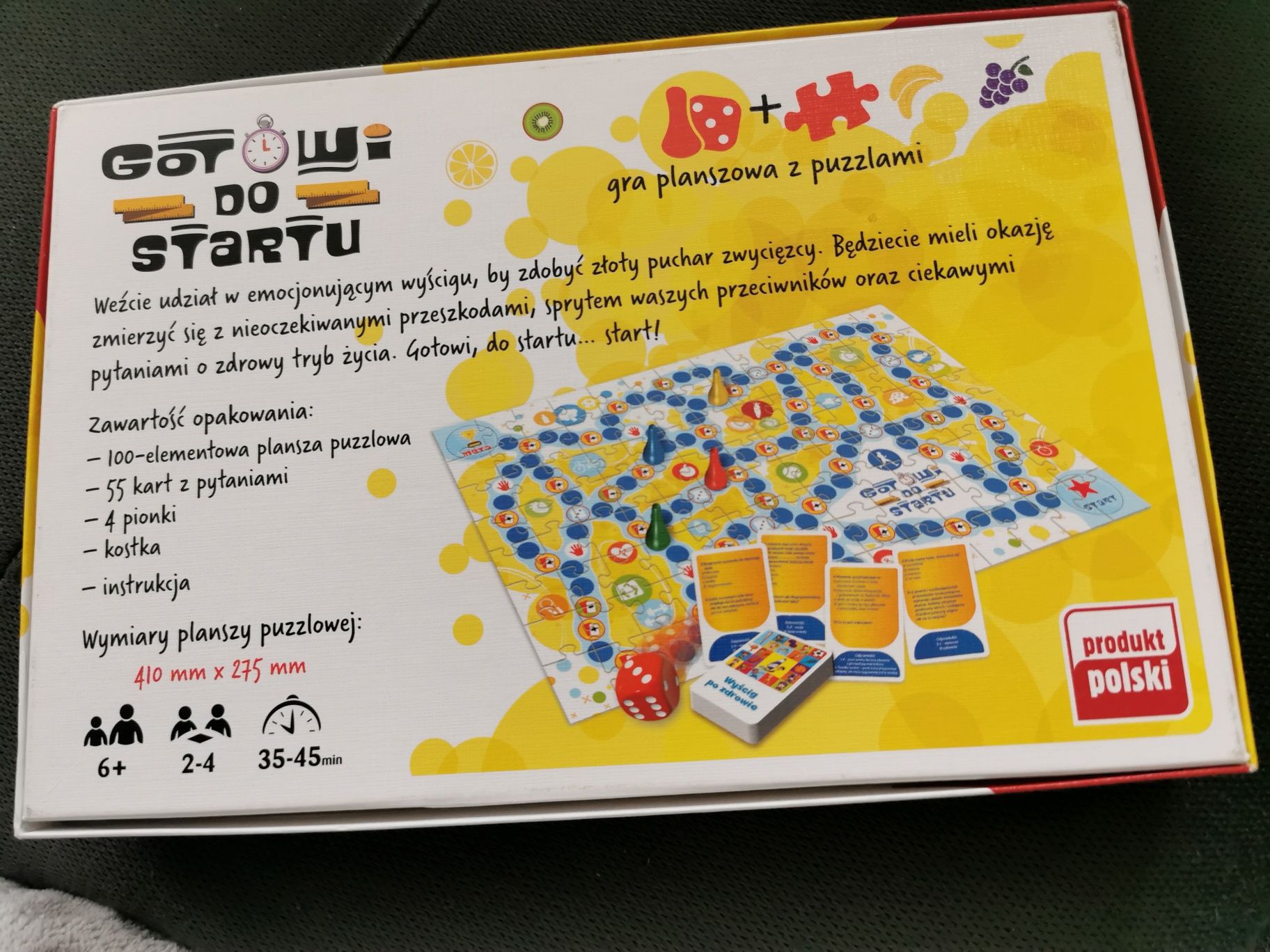 Gra planszowa z 100 puzzlami Gotowi do Startu