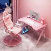 Biurko z krzesłem - Fotel dla gracza + biurko gamingowe 120 x 60