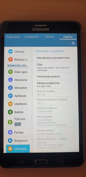 Tablet Samsung Galaxy Tab 4 7.0 LTE SM-T235 Czarny