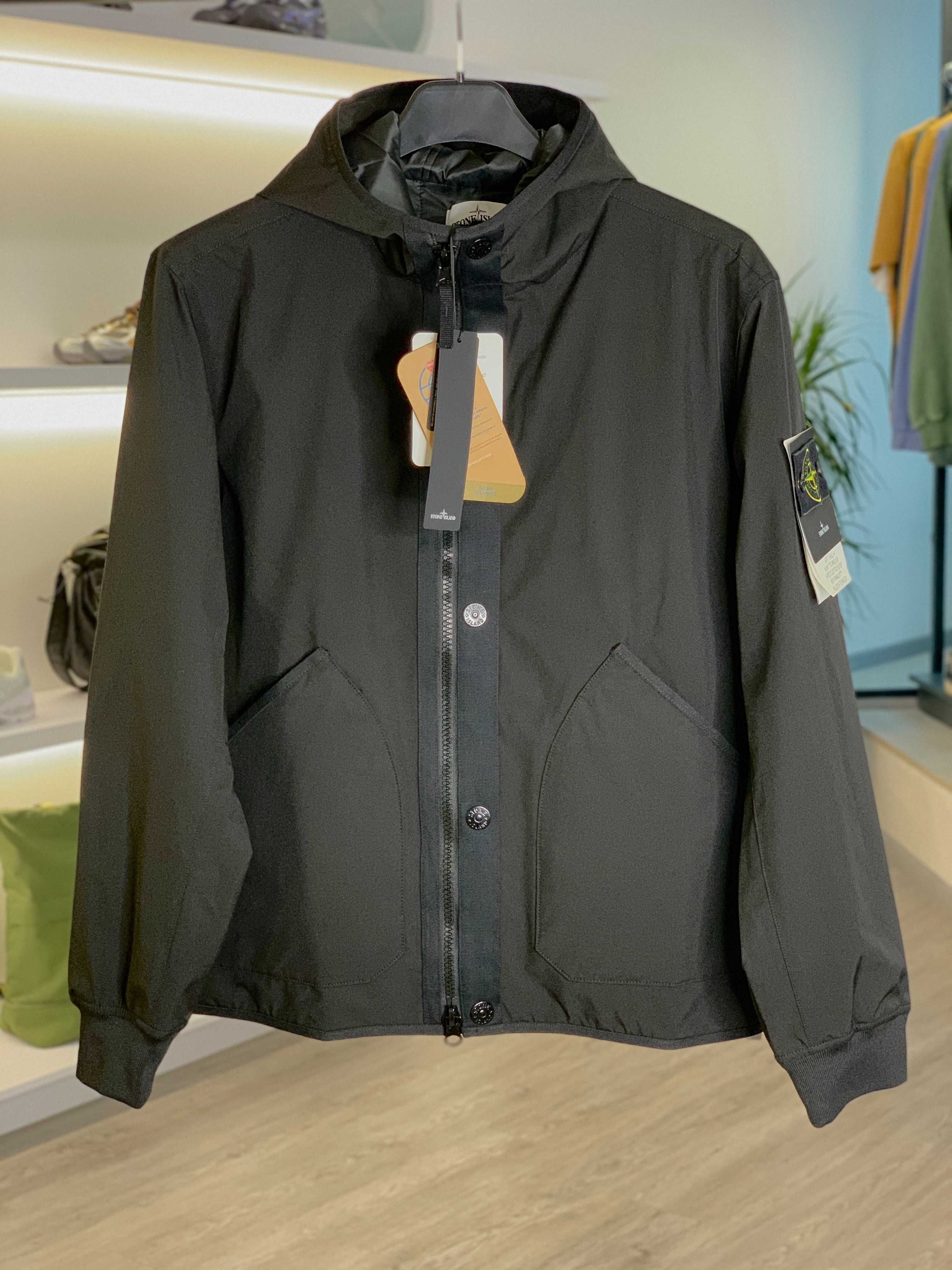 Куртка STONE ISLAND 41027 Soft Shell Jacket Black SI0233-BK