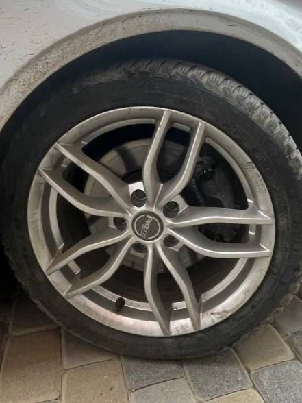 Диски с зимней резиной 5х112 r17 225/45/17 (audi a3)