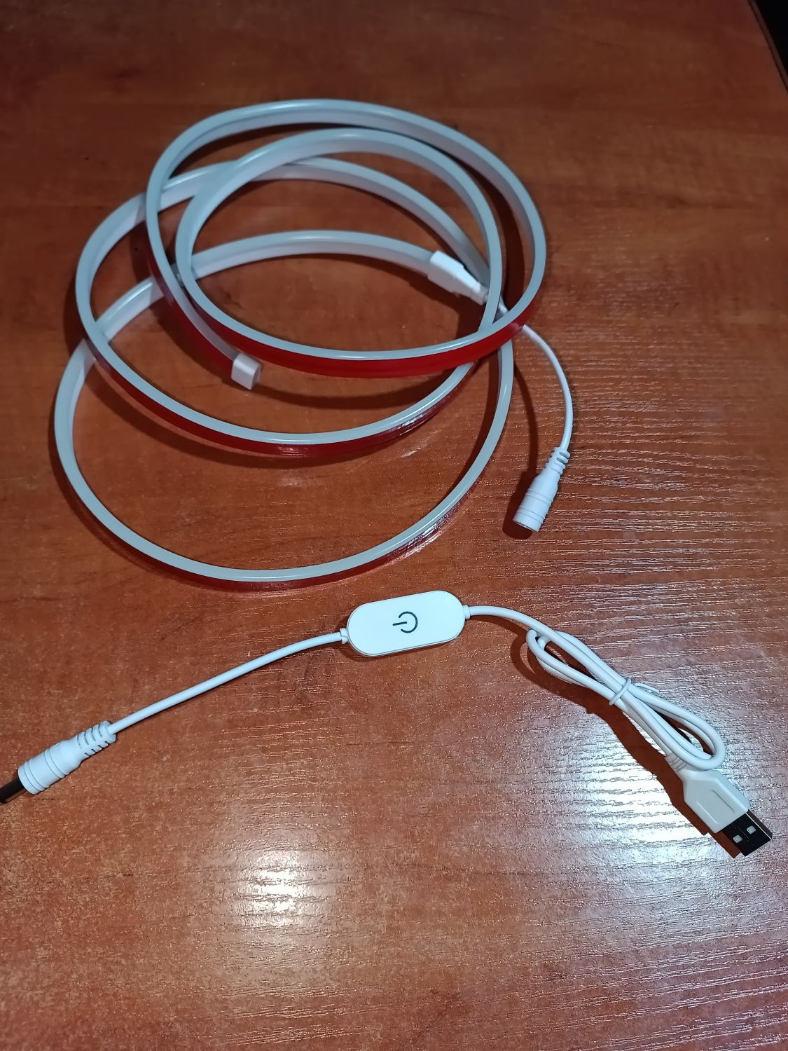 Taśma świetlna 2m  LED, 5V USB COB Elastyczna ściemnialna do wewn/zewn