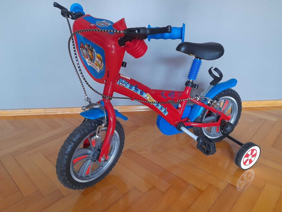 Sprzedam rowerek dziecięcy Psi Patrol z kółkami bocznymi