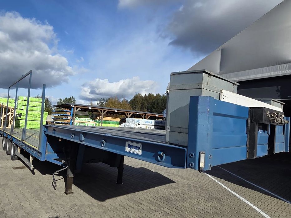 Berger N34  Naczepa  Niskopodłogowa BERGER ! Wiązary dachowe ! Budowlana | HDS