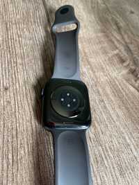 Часы Apple Watch 8 серия 45 мм  черного цвета.