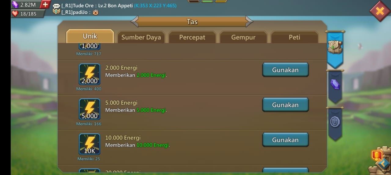Lordsmobile używana gra na pc android
