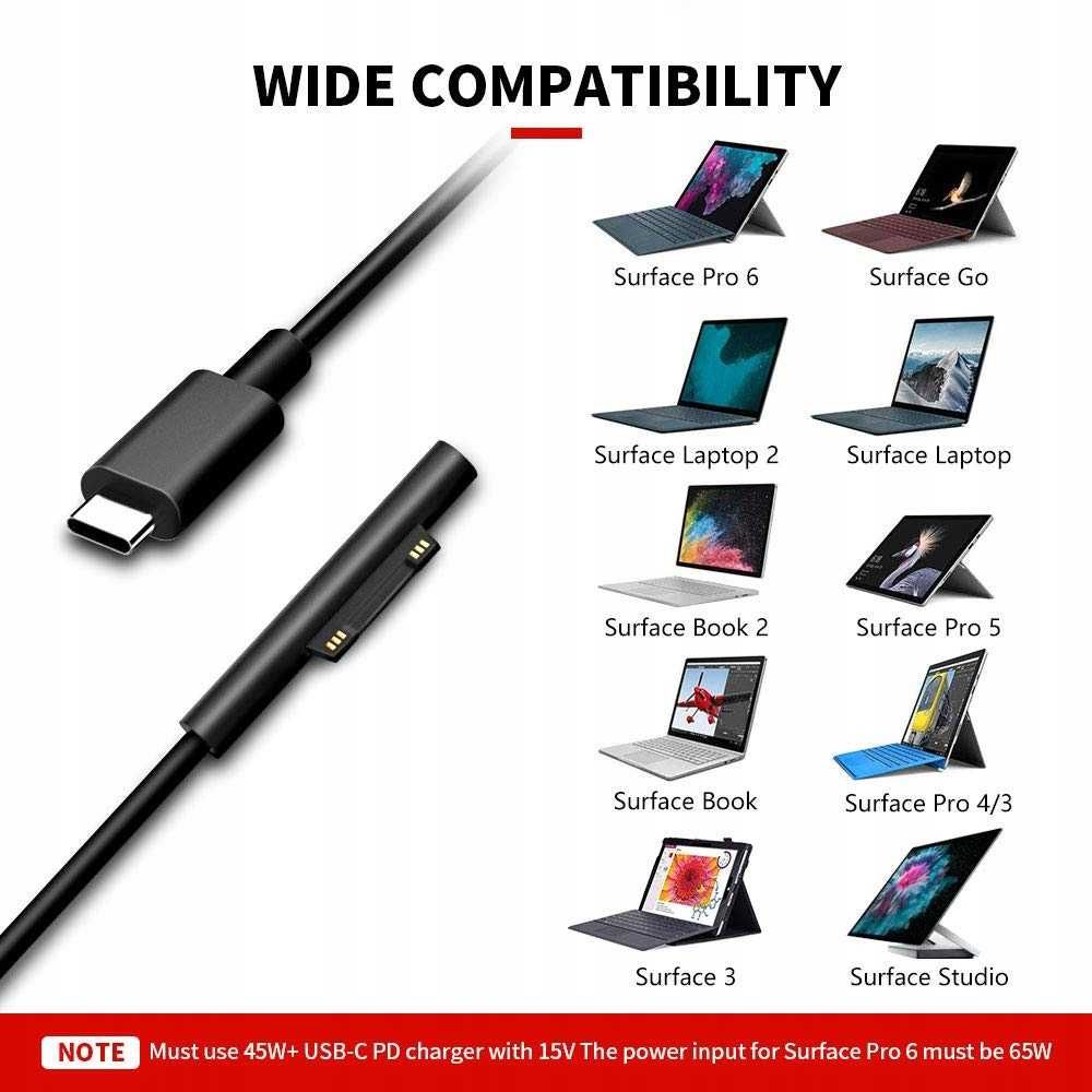 Microsoft Surface CONNECT KABEL Do ładowania USB C