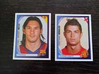 Cromos futebol Cristiano Ronaldo+Leonel Messi Champions League 2007-08