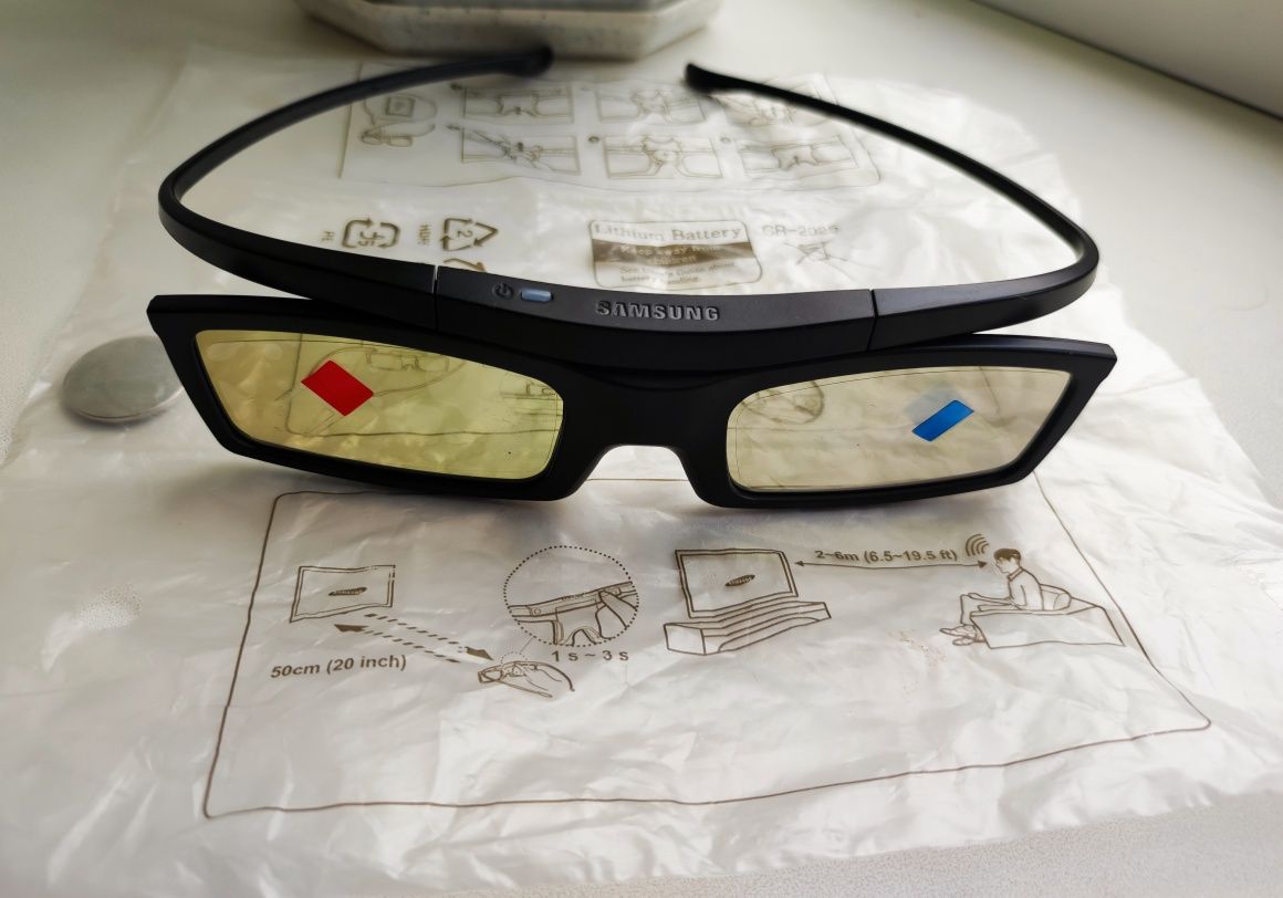 Окуляри  3D  Samsung для телевізора нові.