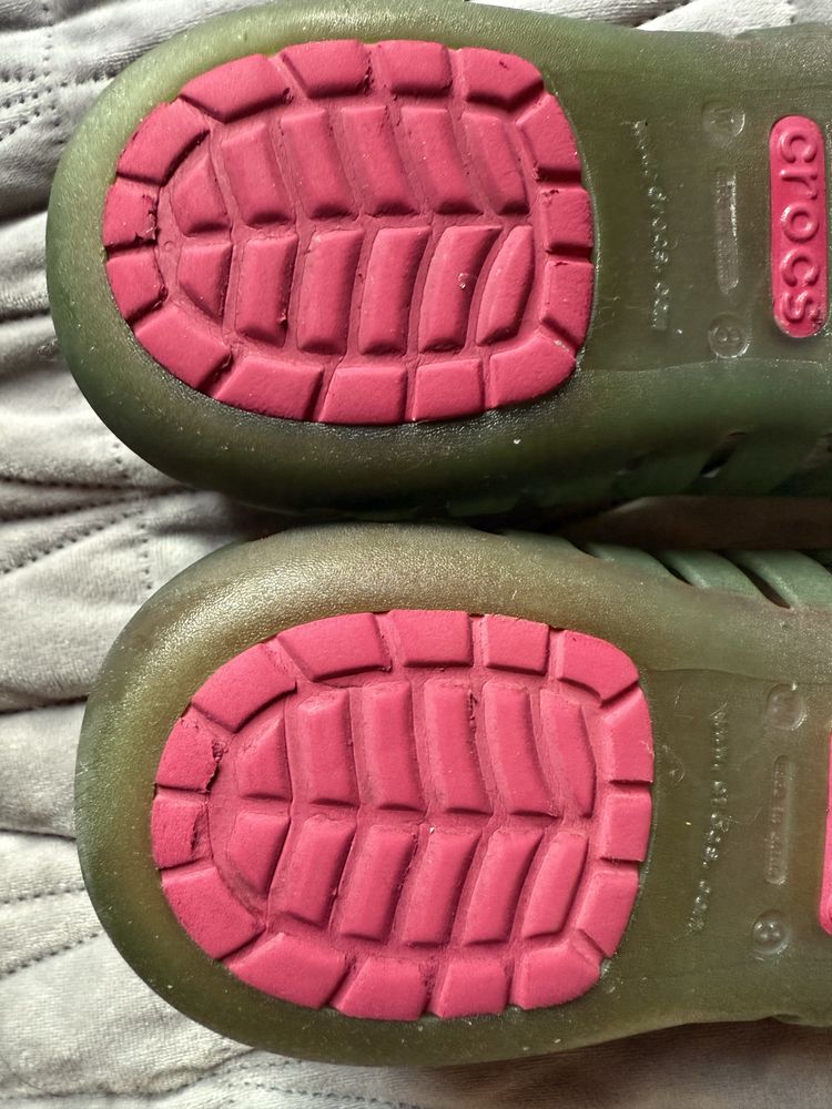 Балетки шлепки Crocs 8W оригинал/2 пары