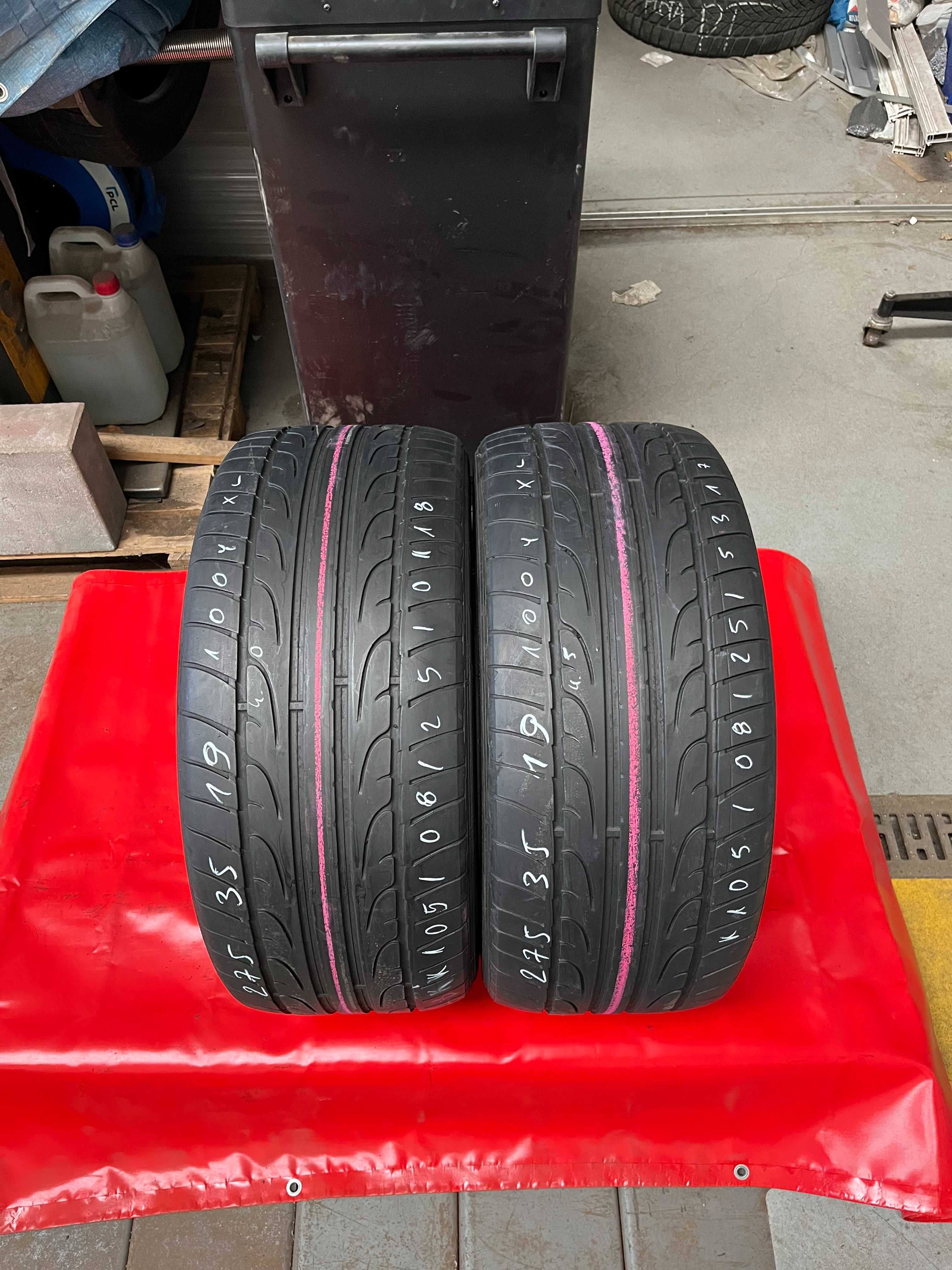 2 opony 275/35R19 Dunlop SP Sport Maxx