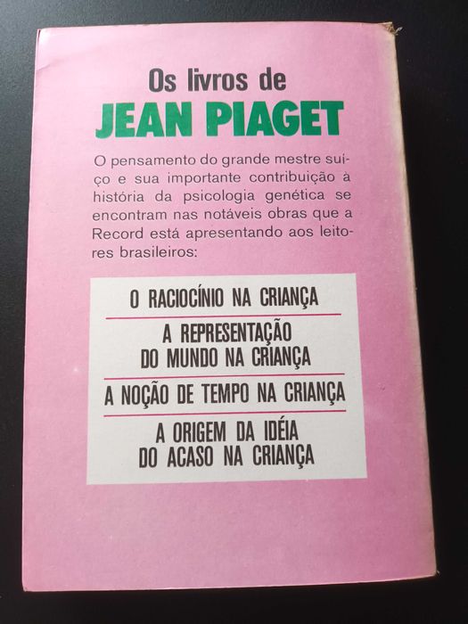 "A Origem da Ideia do Acaso na Criança" Jean Piaget e Bärbel Inhelder