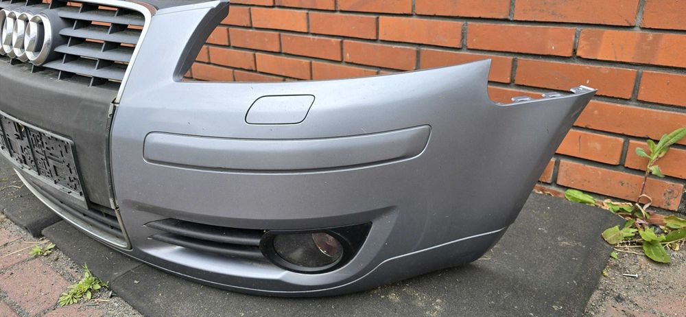 AUDI A3 8P Zderzak Przód Przedni Spryskiwacze