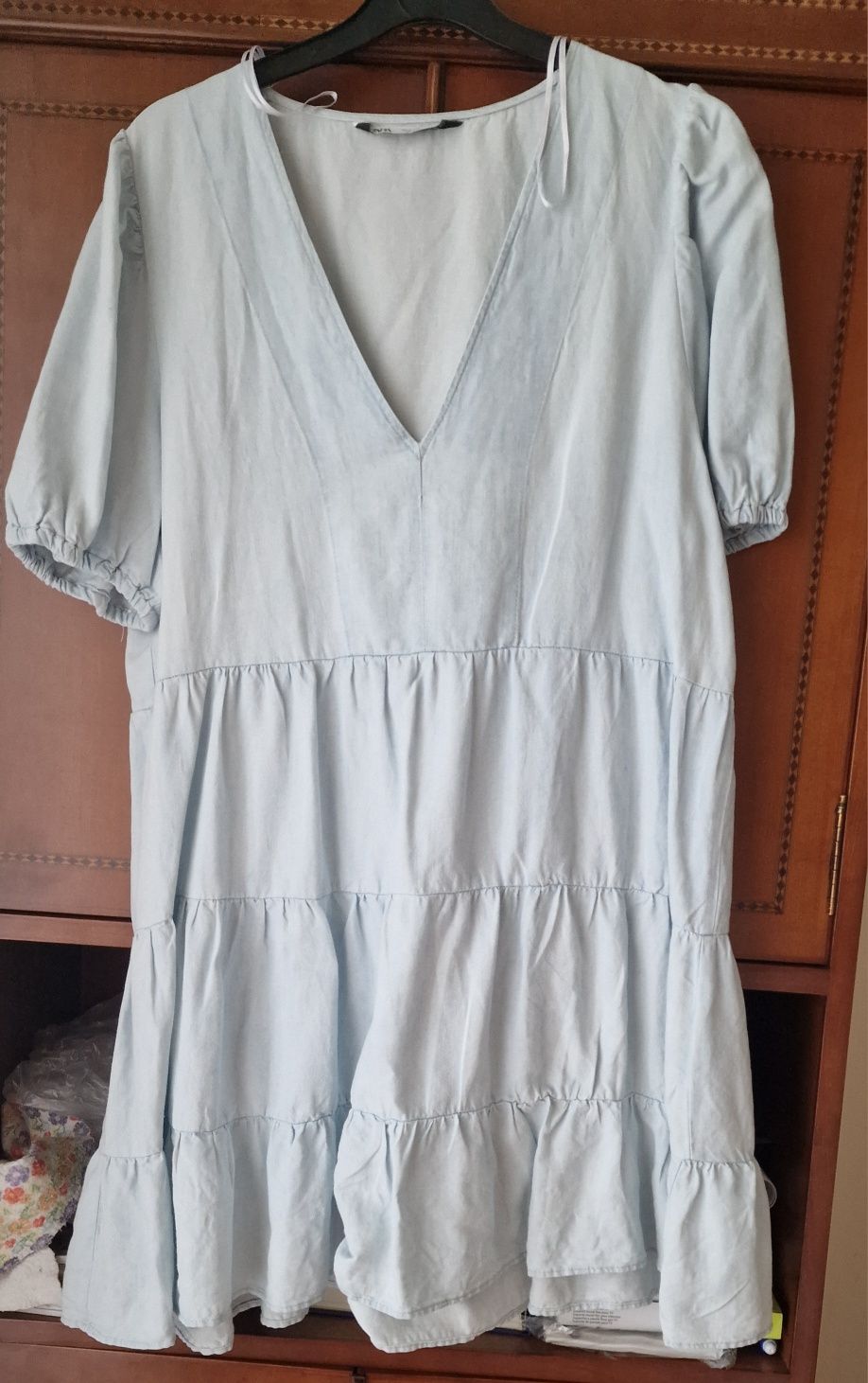 Vestido ganga L Zara