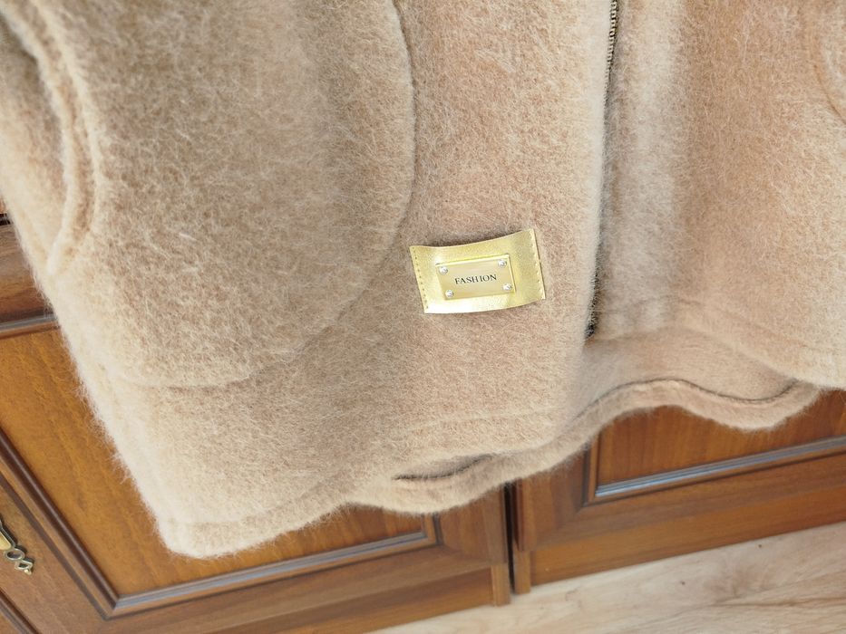 Kurtka damska alpaka brązowa