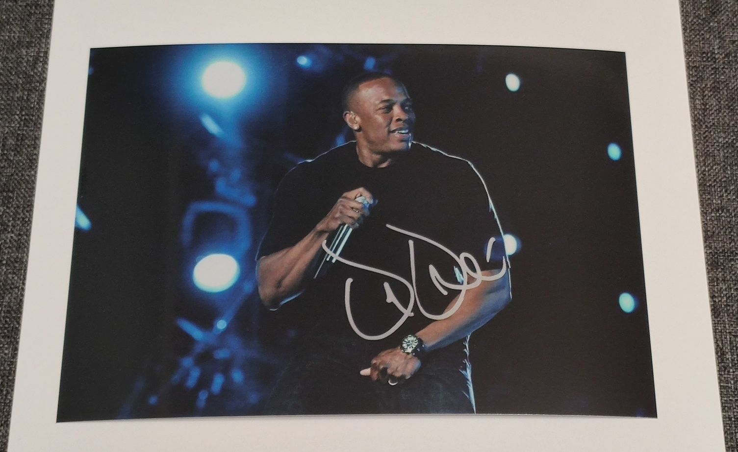 Автограф Dr. Dre. Доктор Дре. (Eminem. Snoop Dogg. 50 Cent).