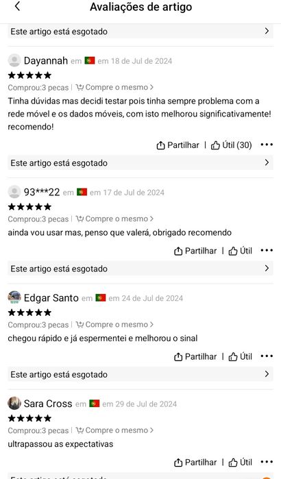 Amplificador sinal rede telemóvel