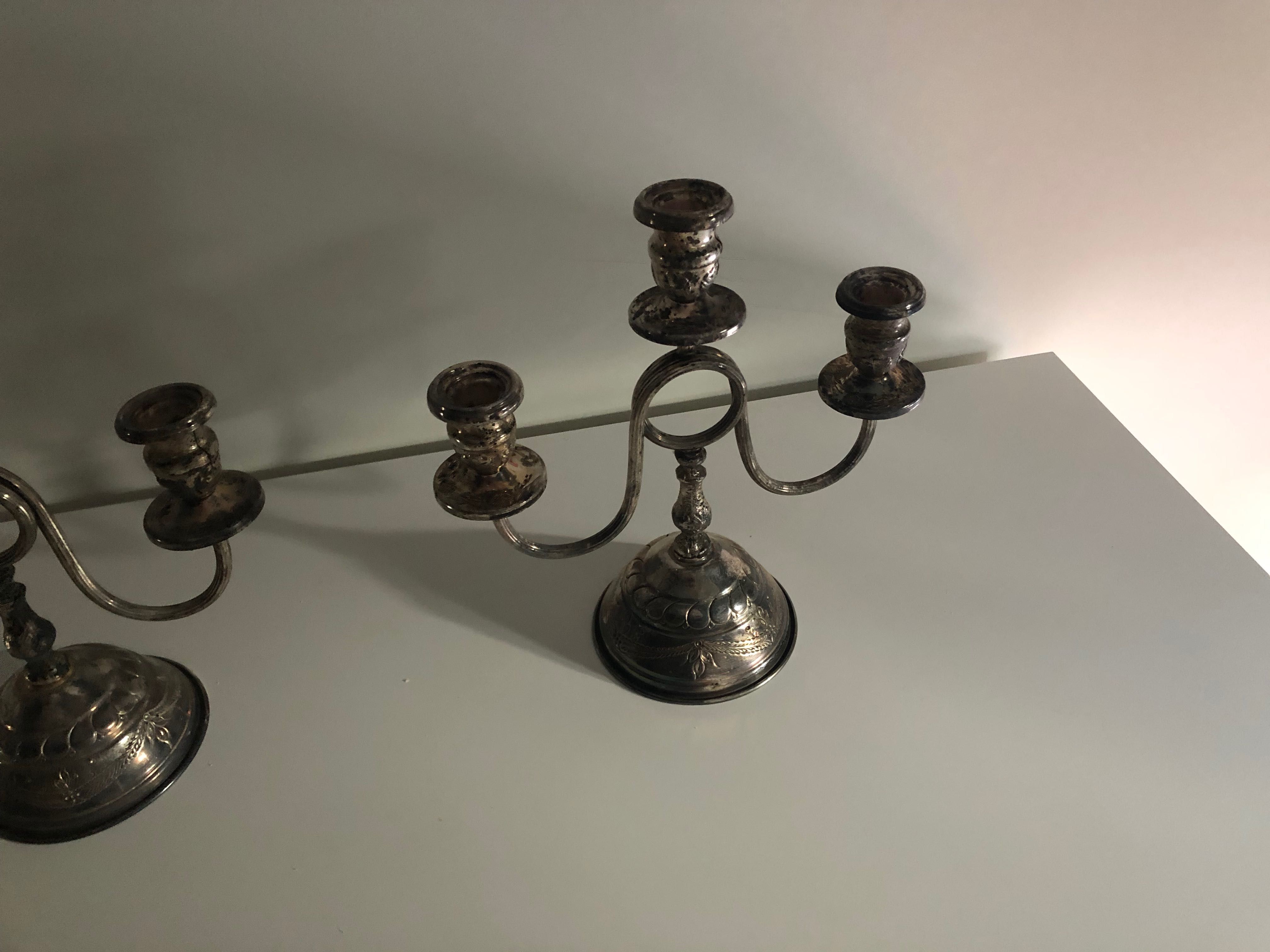 Conjunto peças estanho