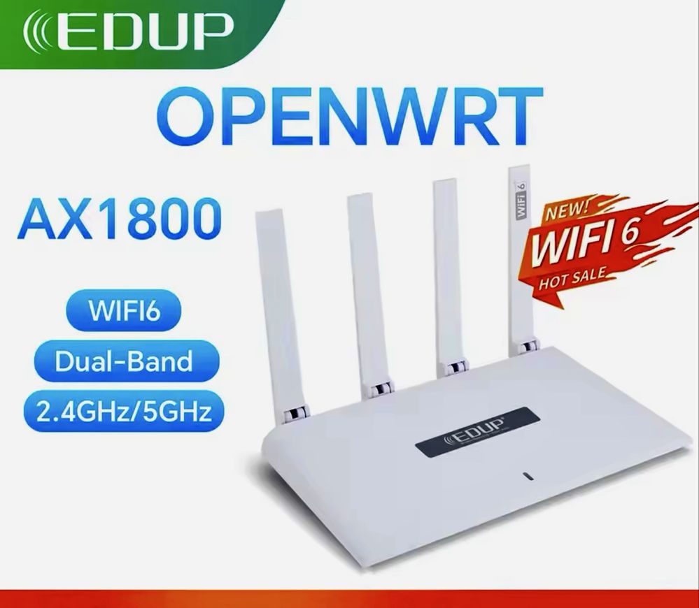 EDUP AX1800 OpenWRT WiFi 6
