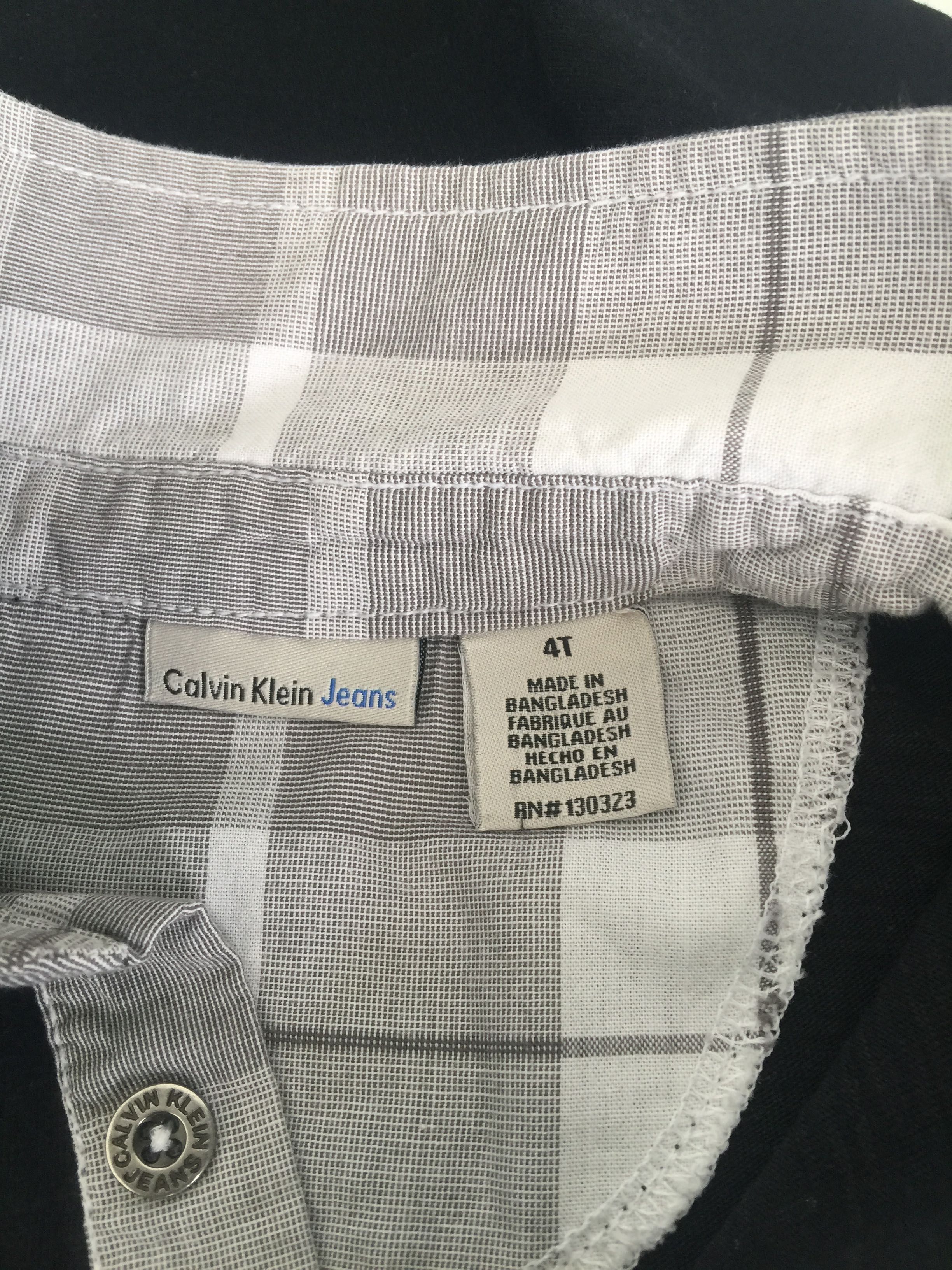 Komplet 3 szt. koszulek bluzka koszula Calvin Klein 2-3 lata
