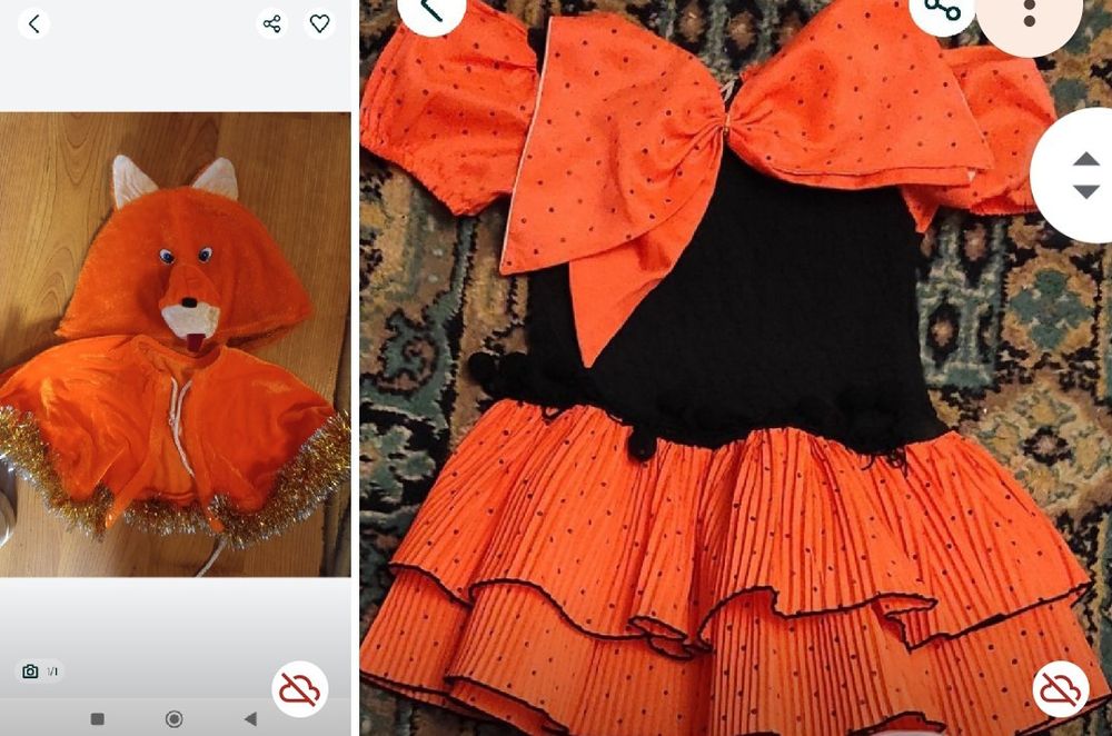 Костюм лисички на новій рік