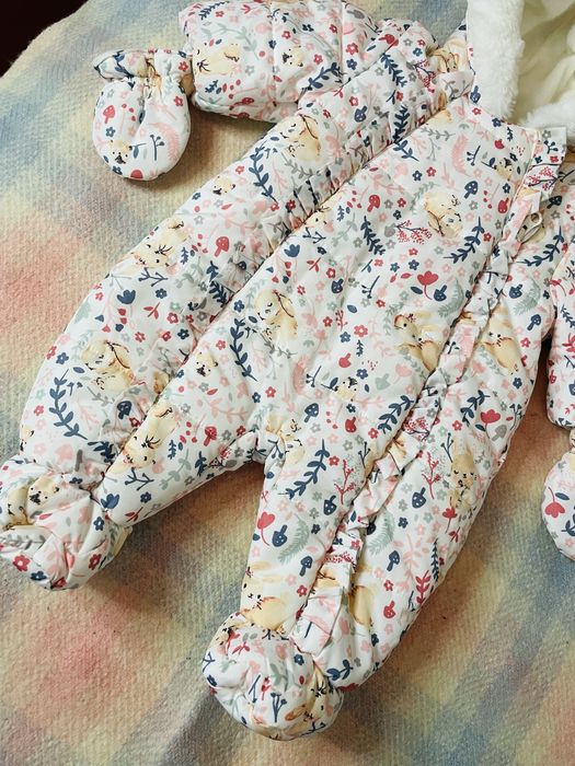 Комбінезон дитячий зимовий George з чоловічками на новон.зріст 50-56см