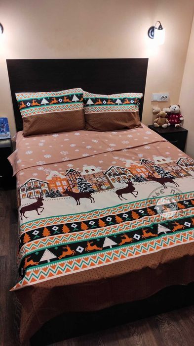 Новорічна постіль. Різдво, Новий рік. Подарунок. Пошив на замовлення