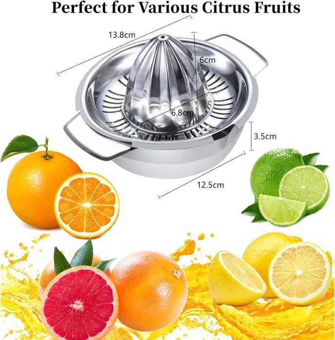 Ręczna Wyciskarka do cytrusów ze stali nierdzewnej