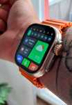 Smartwatch pomarańczowy paseczek