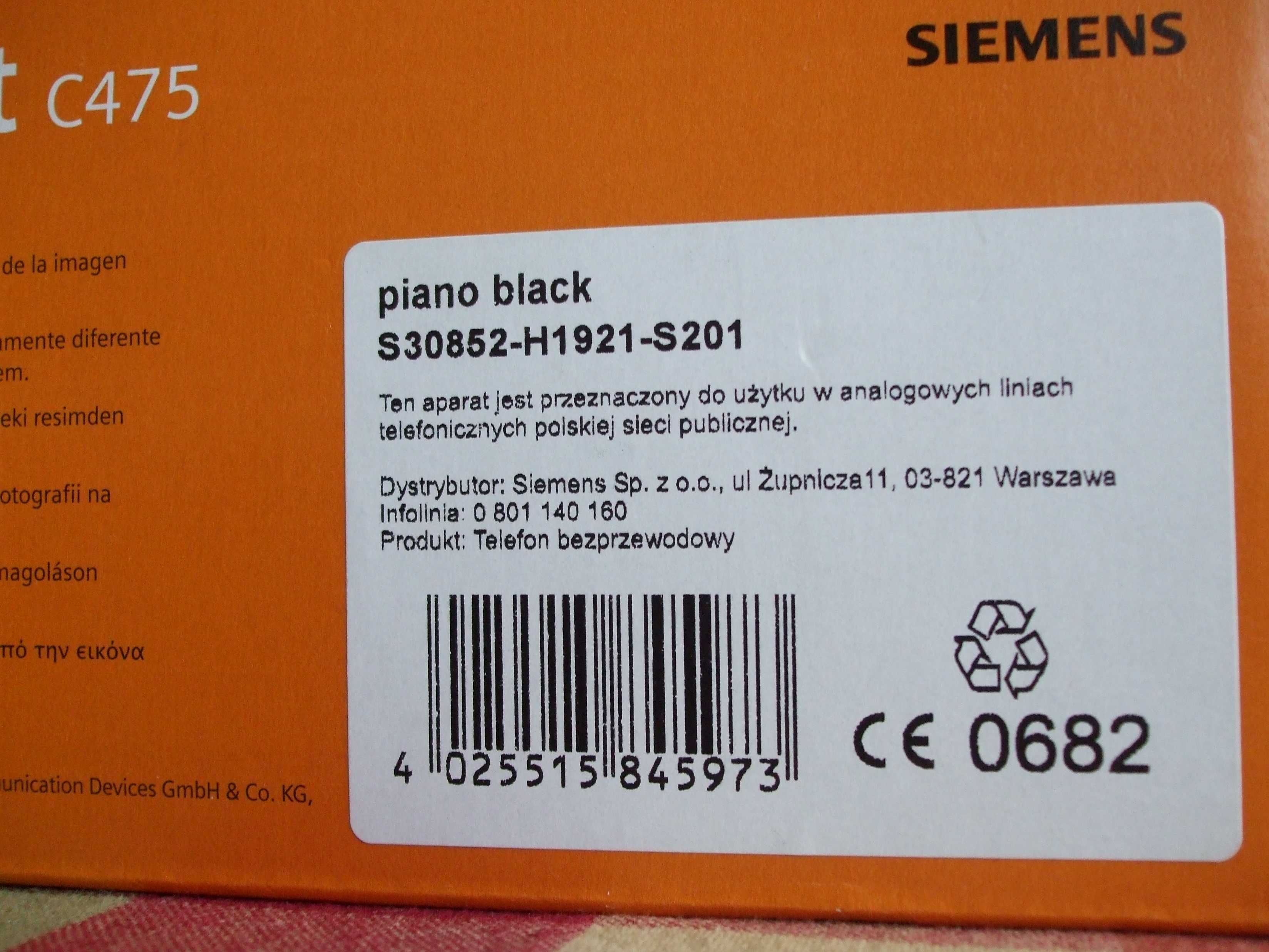 Siemens Gigaset C475 Piano Black