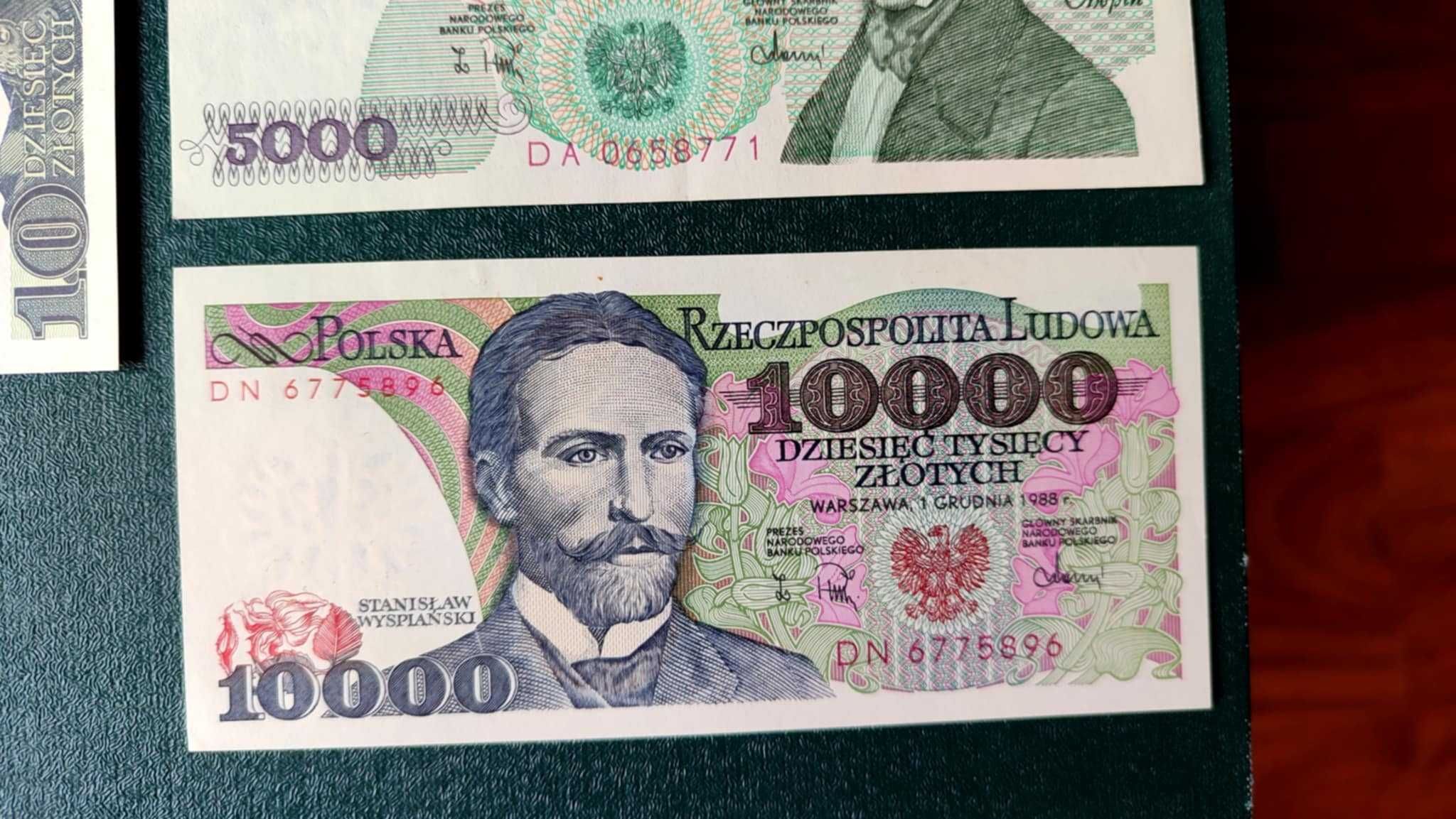 Mały PRL zestaw banknotów