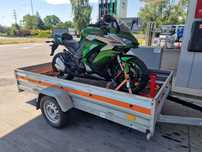 Przyczepka motocyklowa Wynajem Transport motocykli