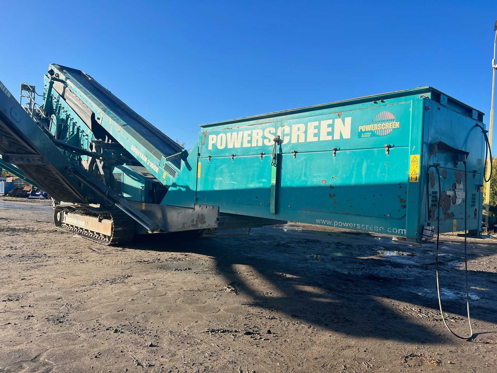 Powerscreen Chieftain 2100x 3D mobilny przesiewacz