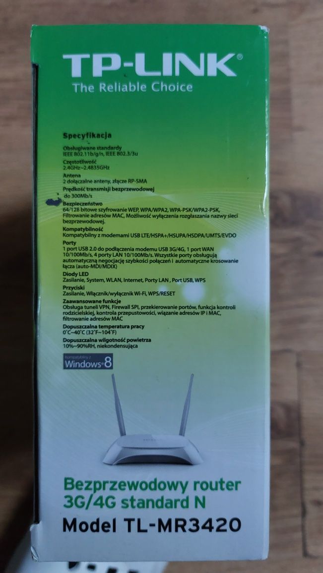 Router bezprzewodowy 3G/4G standard N