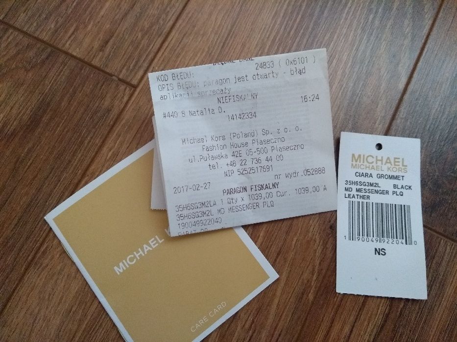 Michael Kors torebka Ciara Grommet- Oryginał