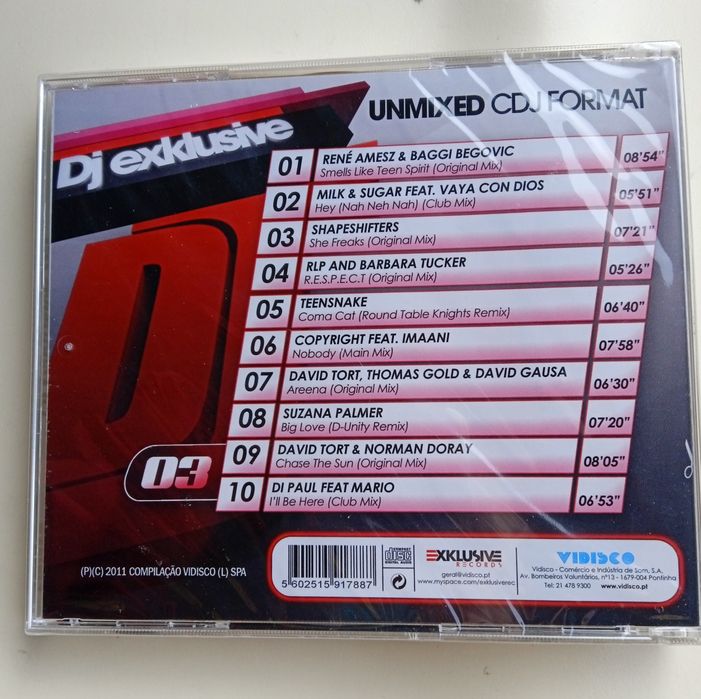 DJ Exklusive 3 -  CD NOVO e selado