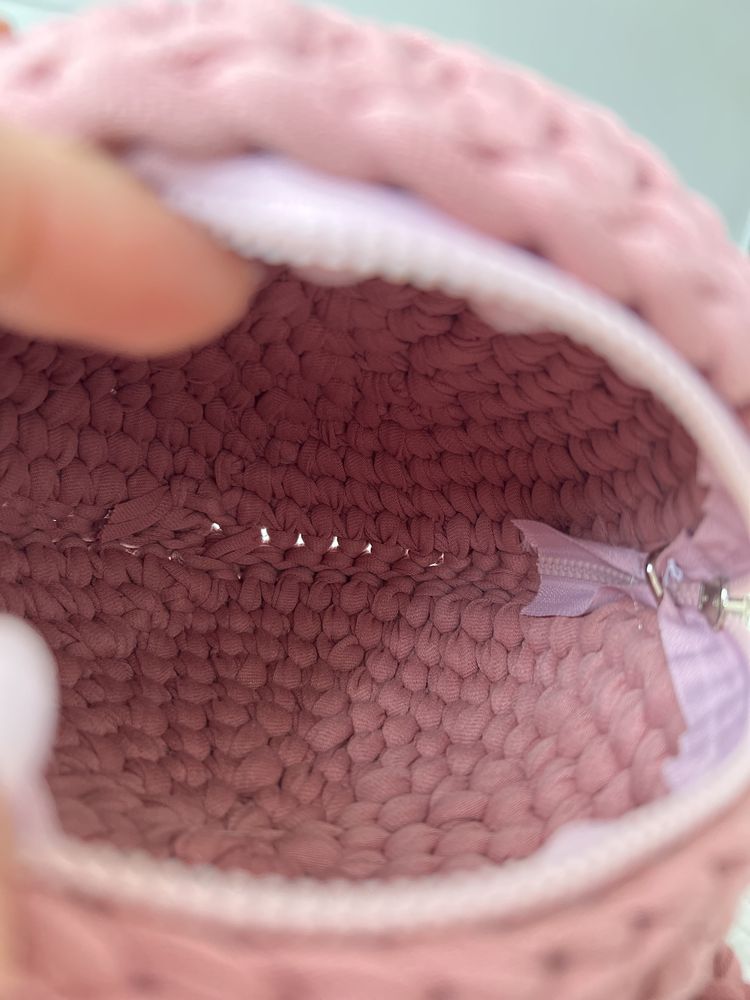 Плетеная сумочка хендмейд «для Барби»
