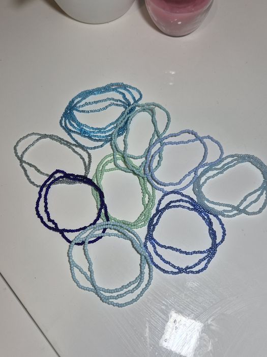 Pulseiras missangas feitas à mão (26 pulseiras)