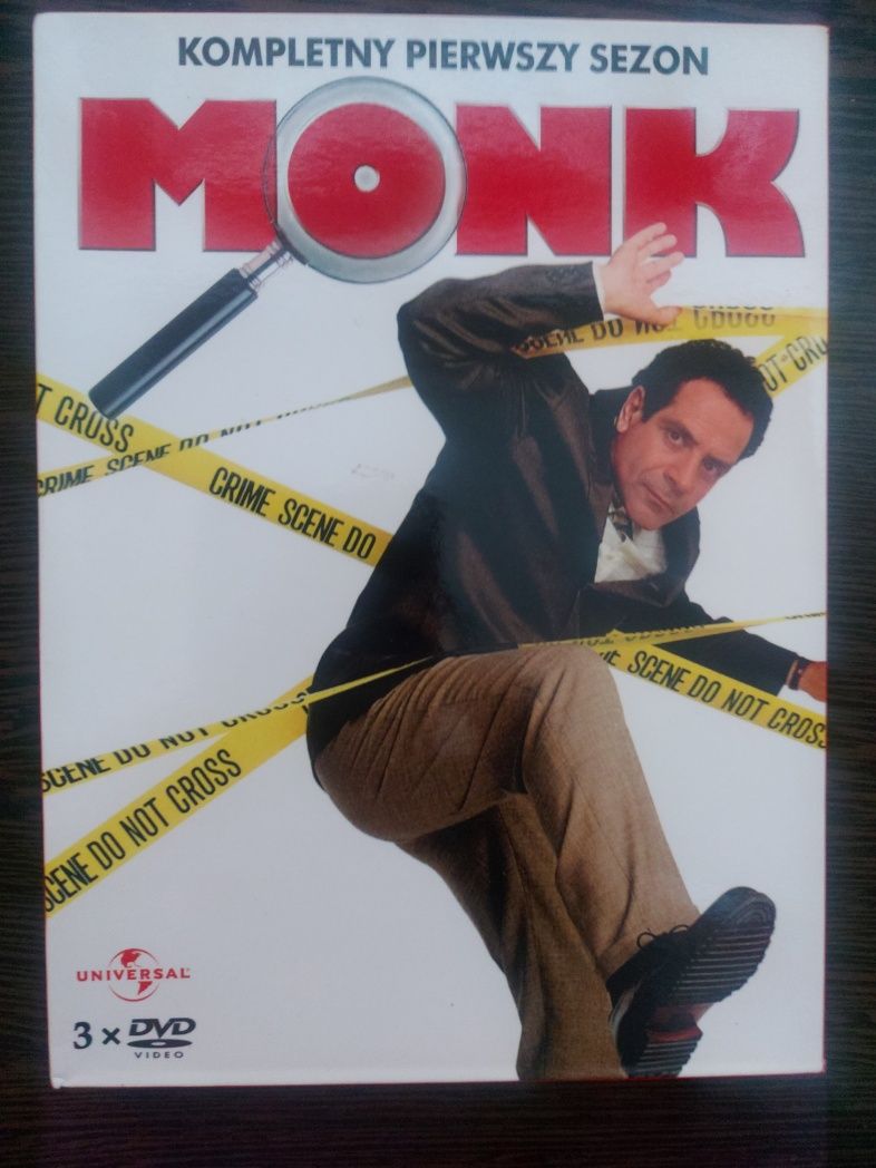 Płyty DVD Detektyw Monk Pierwszy Sezon 1 i 3 DVD, Nowe BOX