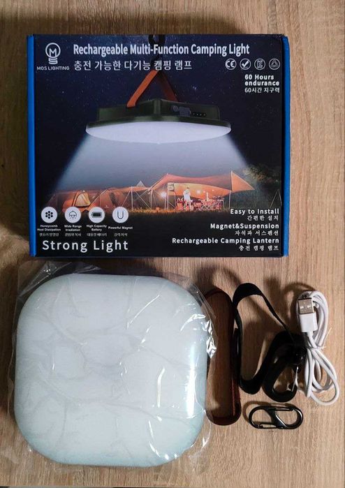 Кемпінгова лампа Світильник Ліхтар, Moslighting MOS-LY01-G 80 Вт