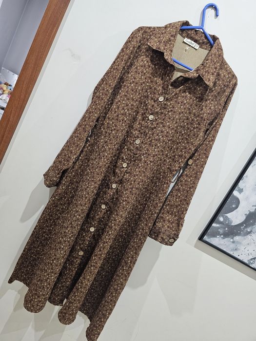 Piekna jesienna sukienka rozmiar L w stylu boho