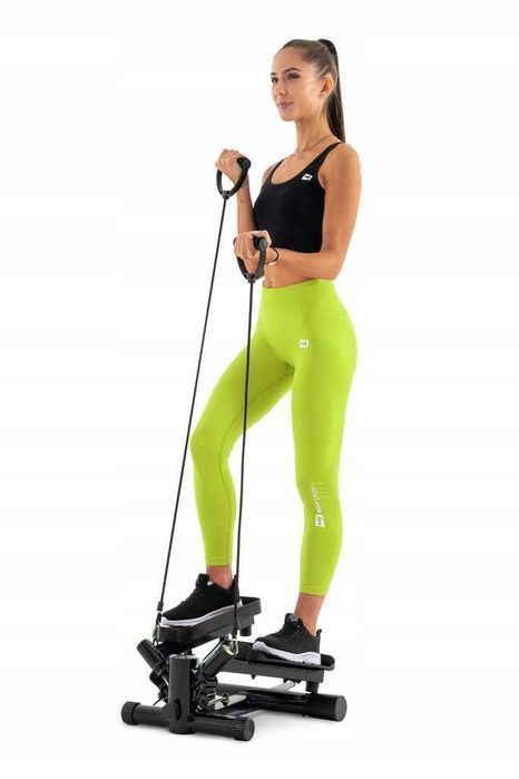 Stepper skrętny z linkami do ćwiczeń fitness step