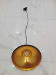 Lampa industrialna czarno złota