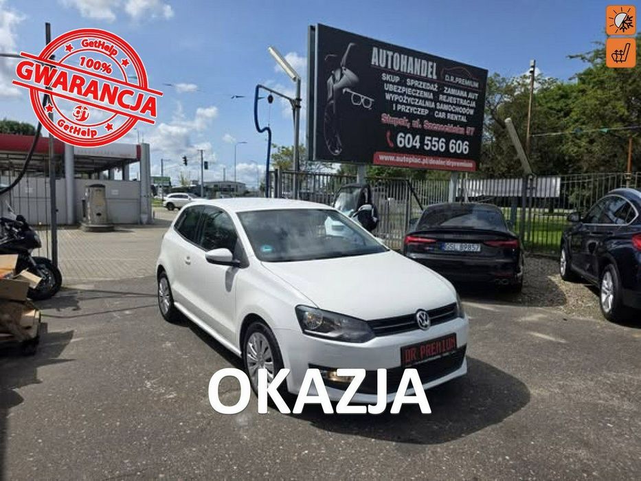 Volkswagen Polo 1.6 TDI 90 KM, Klimatyzacja, Grzane Fotele, Start-Stop, Isofix,