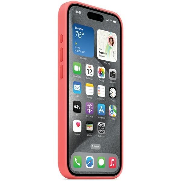 Etui Apple Silicone Case iPhone 15 Pro Max 6.7" MagSafe Rose Gold