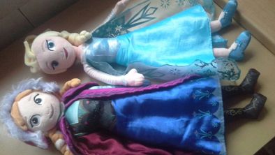 Lalka Anna i Elsa Kraina lodu Frozen, wysokość 50 cm