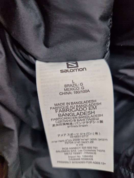 Чоловіча утеплена куртка з капюшоном salomon