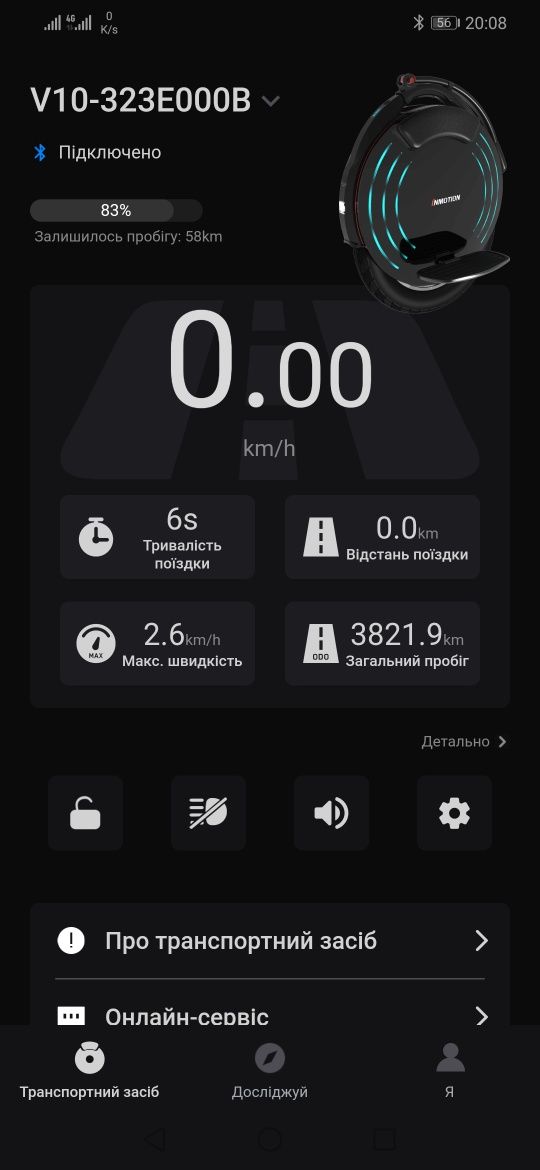 Моноколесо InMotion V10f