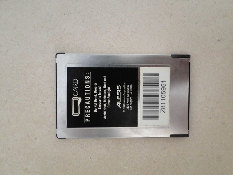 Karta Brzmień ALESIS QCARD Classical Instruments Plus.Unikat.Okazja